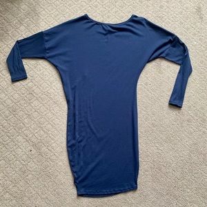 Go Couture Boatneck Thumhole Dress Size Small